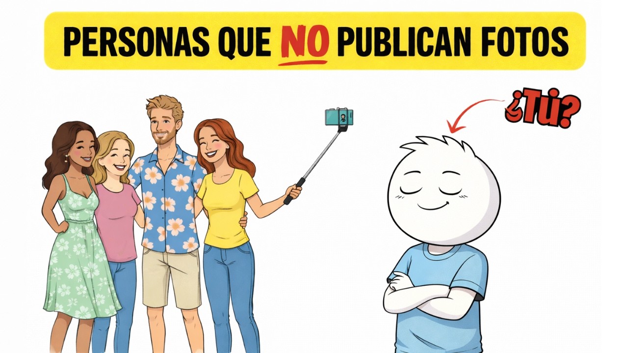 Psicología de las personas que NO PUBLICAN sus fotos en REDES SOCIALES 🧠 🧠