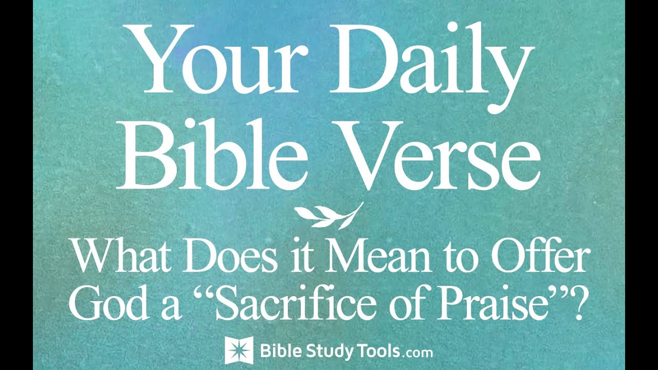 What Does it Mean to Offer God a 