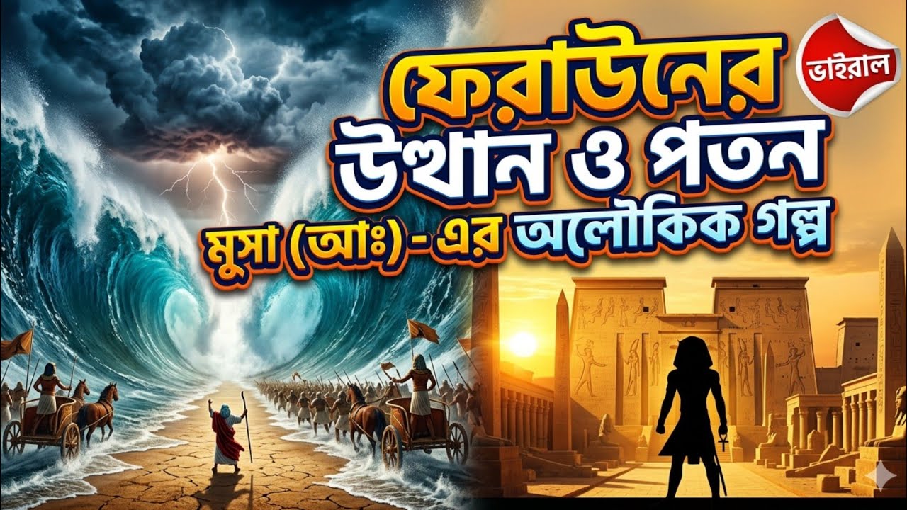 ফেরাউনের উত্থান ও পতন: মুসা (আঃ)-এর অলৌকিক গল্প