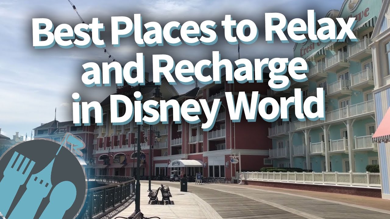 SECRET Spots To Relax and Recharge in Disney World!