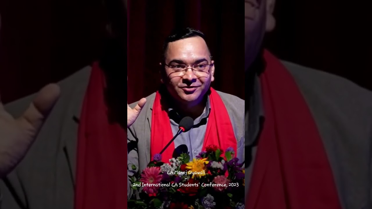 Motivation speech by CA Manoj Gyawali