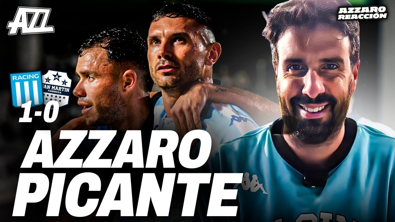 AZZARO REACCI&Oacute;N - CON POQUIIIIIITO, RACING LE GAN&Oacute; 1-0 A SAN MART&Iacute;N (FORMOSA) POR COPA ARGENTINA