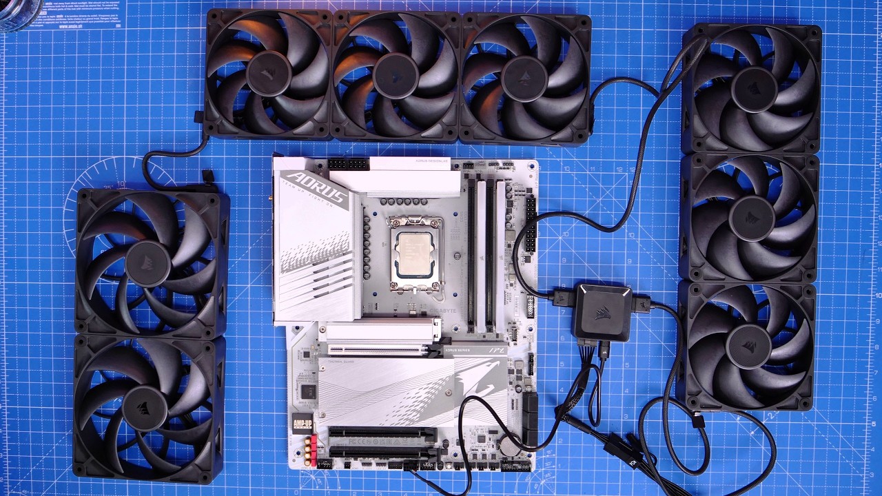 Corsair RX Max fan wiring guide and AIO swap tips