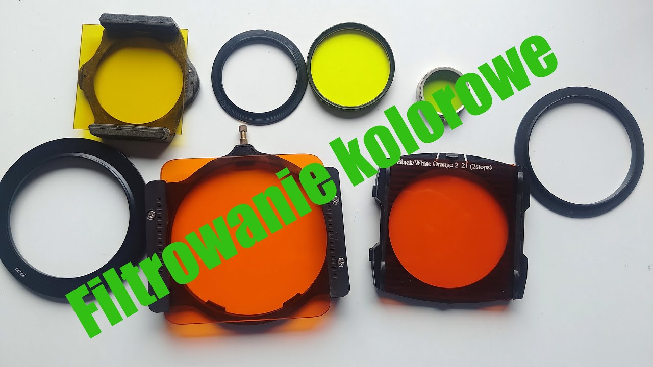 Filtrowanie kolorowe w fotografii czarno - białej.