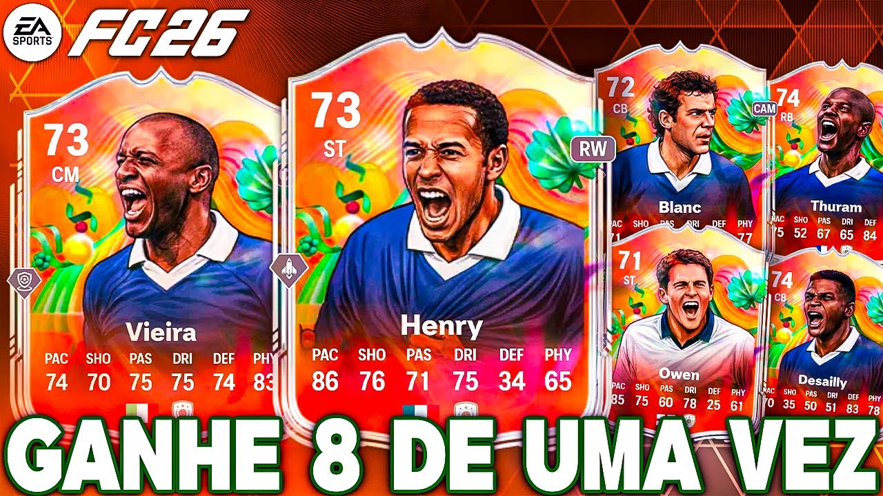 FC 26 | 🔥 COMO GANHAR OS 8 ICONS DA TEMPORADA MAIS 