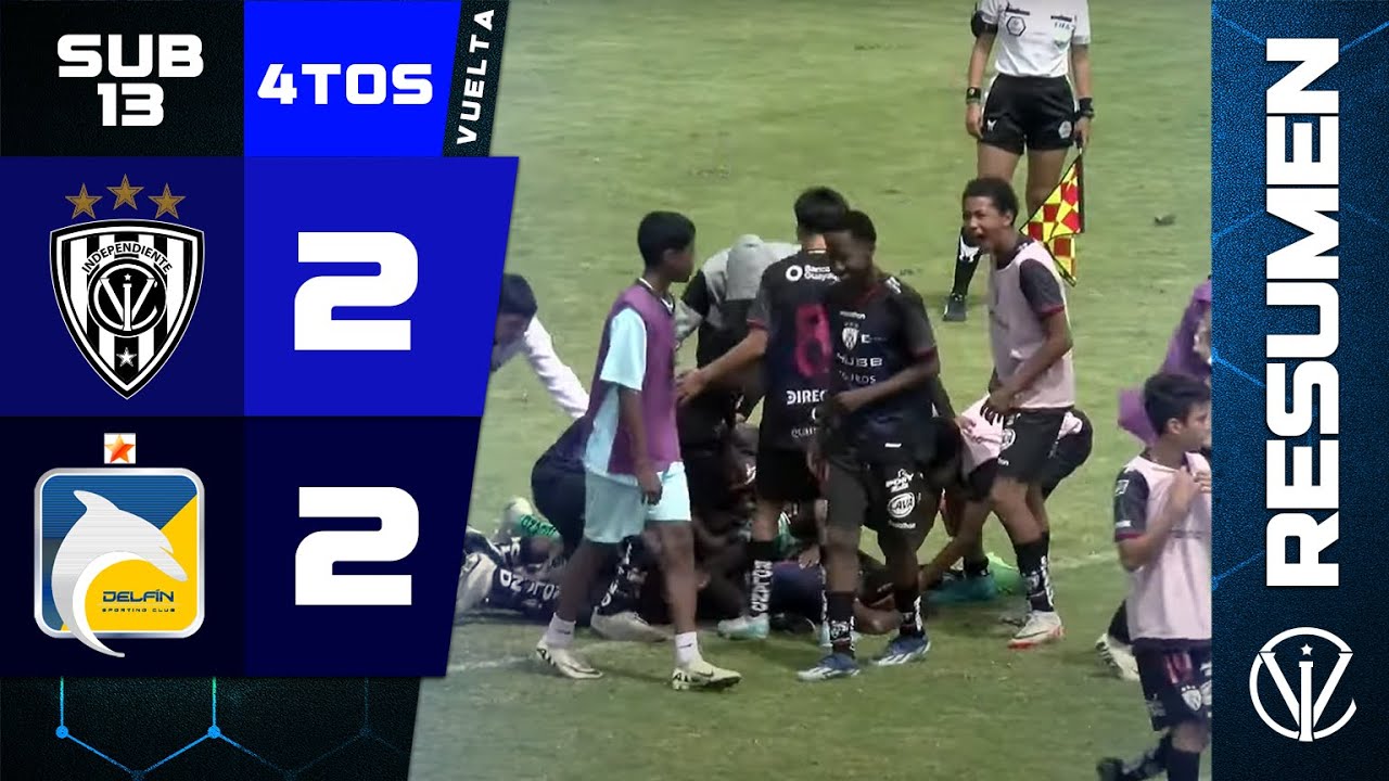 RESUMEN U13 | Ind. del Valle 2 (3) - (3) 2 Delf&iacute;n | Cuartos de Final - Vuelta | Penal: 4 - 3