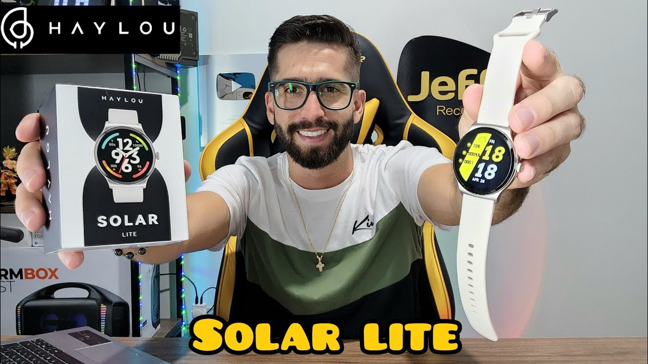 HAYLOU SOLAR LITE: Smartwatch BOM, BONITO e BARATO! (Análise Completa)