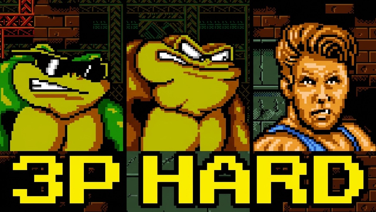 Battletoads & Double Dragon x3 [v1.2] 3 players [NES]