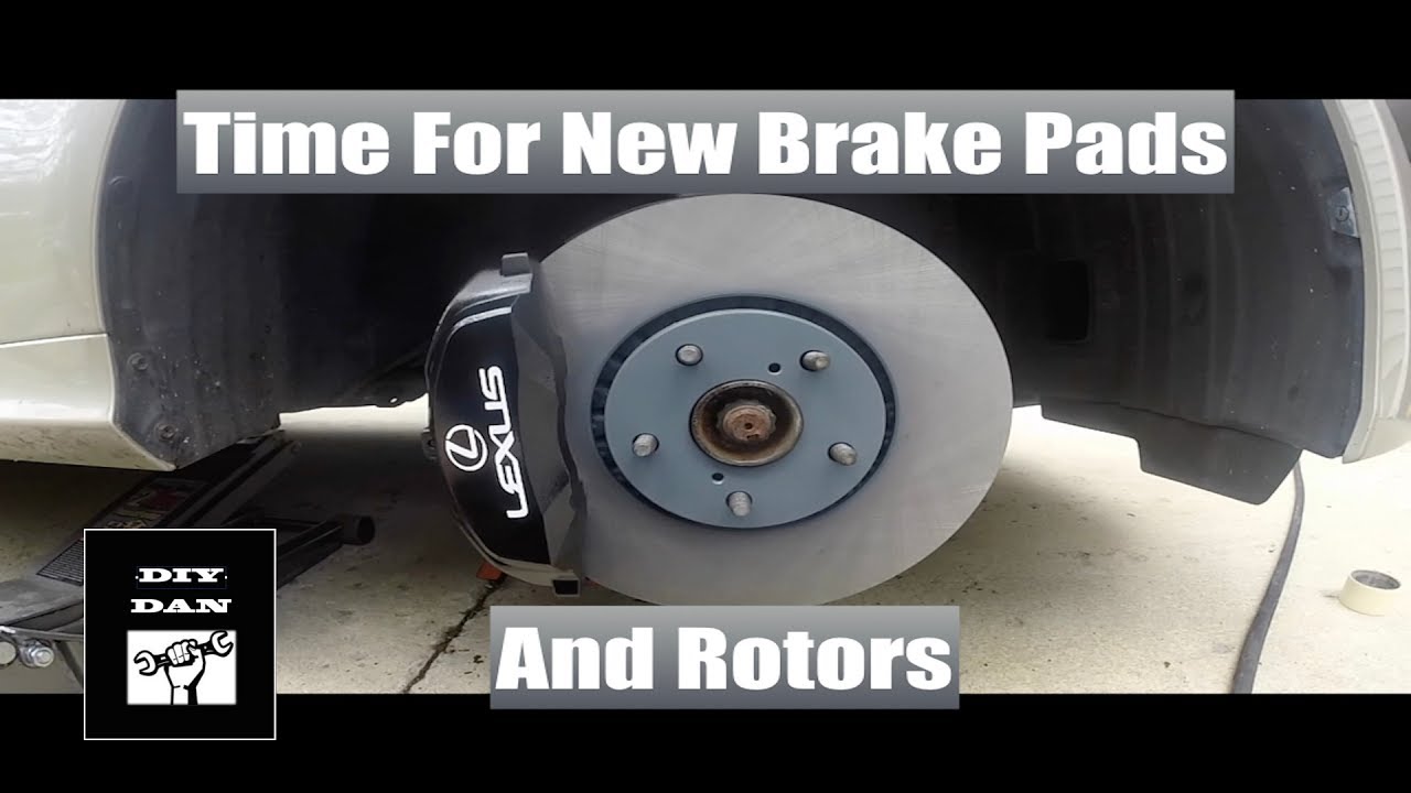 How To Change The Front Brake Pads And Rotors On A Lexus GS350 and IS350