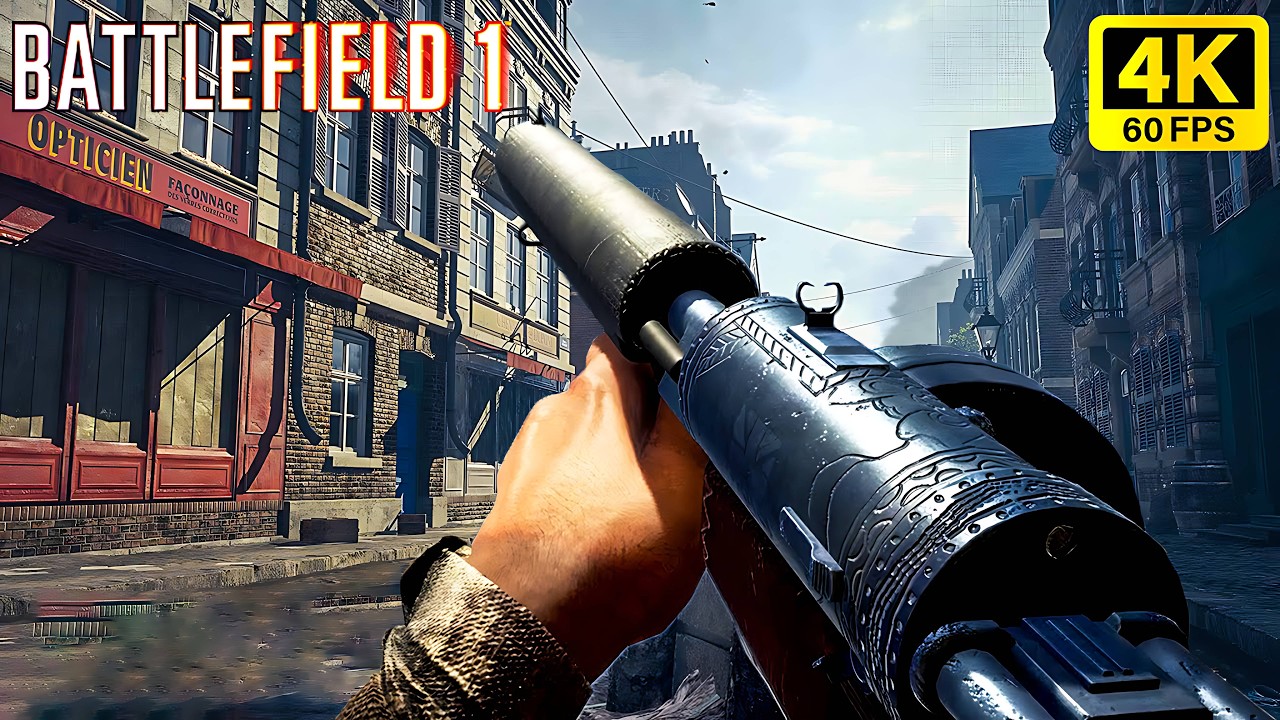 BF1 Multiplayer Gameplay 1915 Weapon No Commentary 4K
