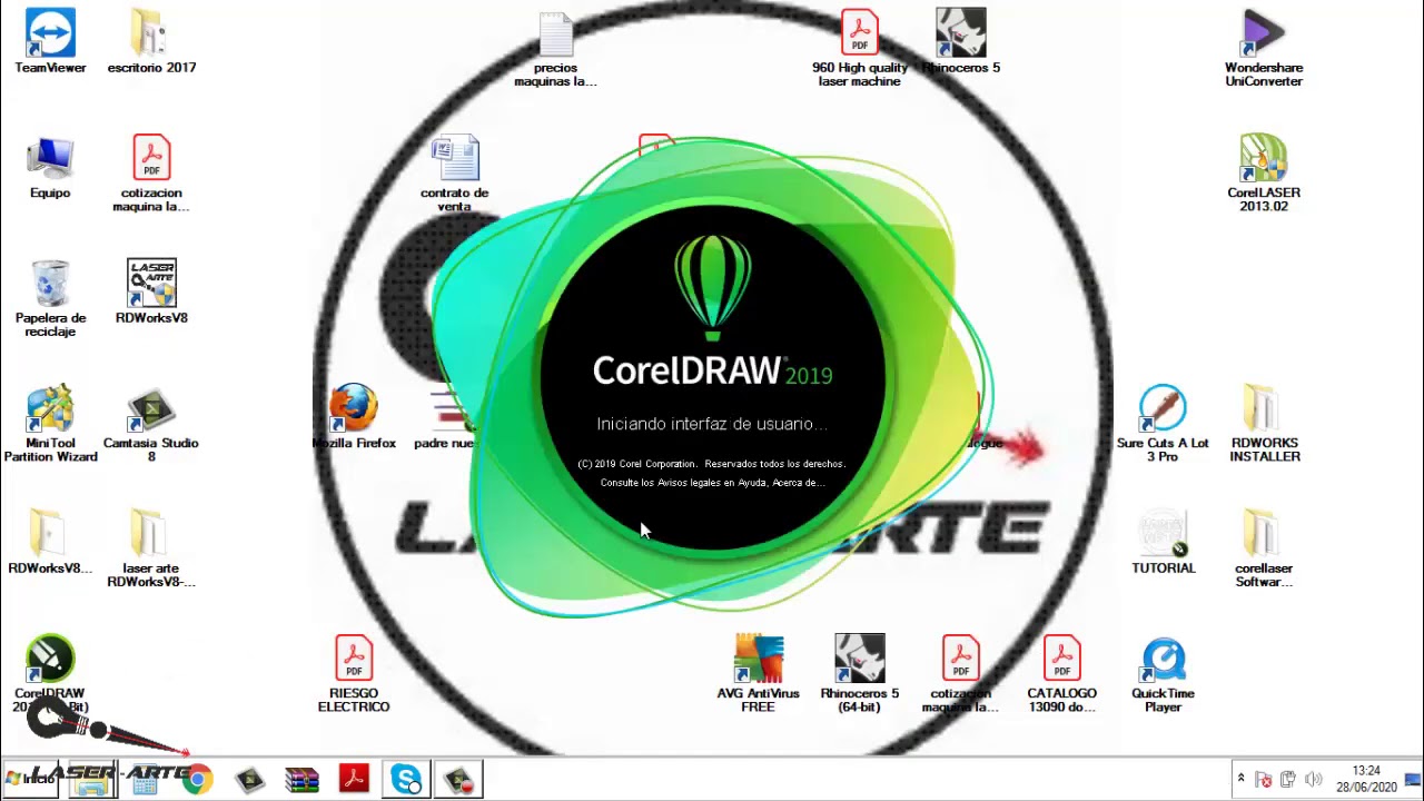 instalar rdworks en cualquier version de coreldraw como pluging
