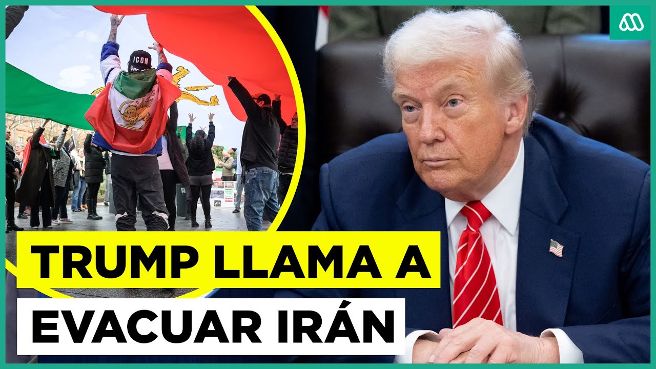 ¿Posible ataque de EE.UU.? Trump llama a evacuar Irán de manera urgente
