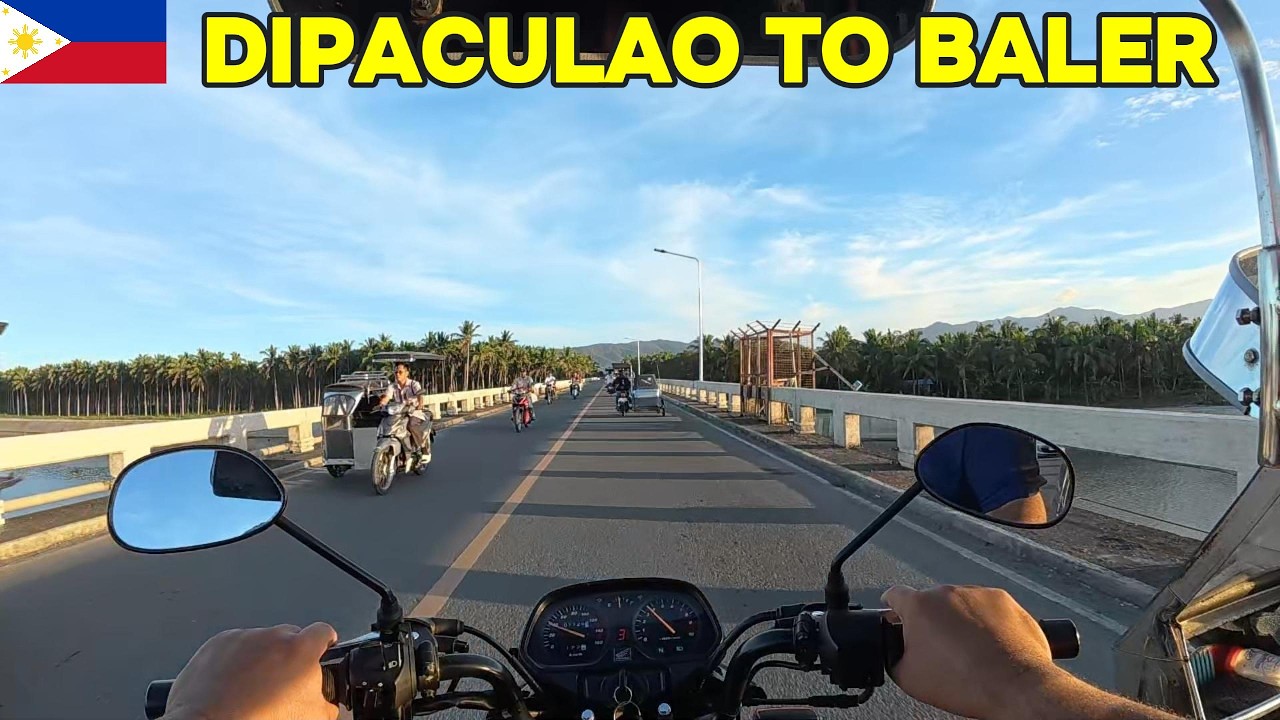 Driving My Tricycle From Dipaculao to Baler, Aurora Philippines PH