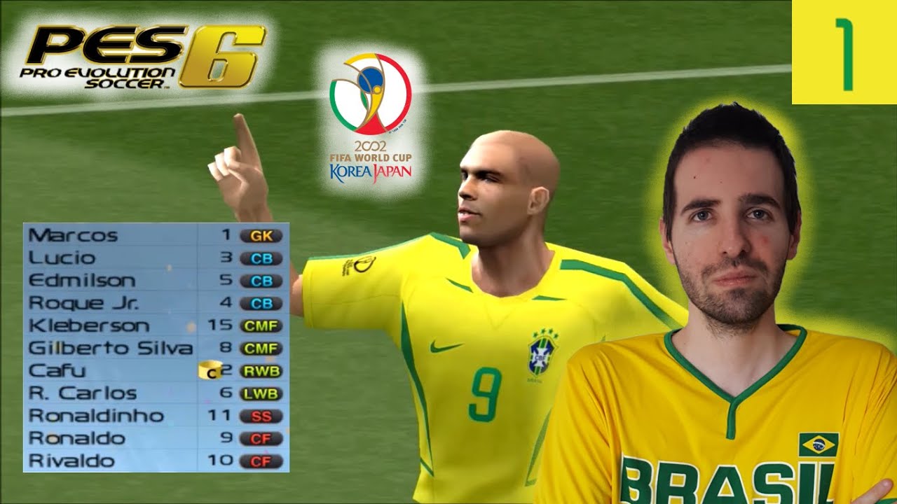 COMEÇA A COPA DO MUNDO 2002 NO PES 6! RECRIAR O PENTA?