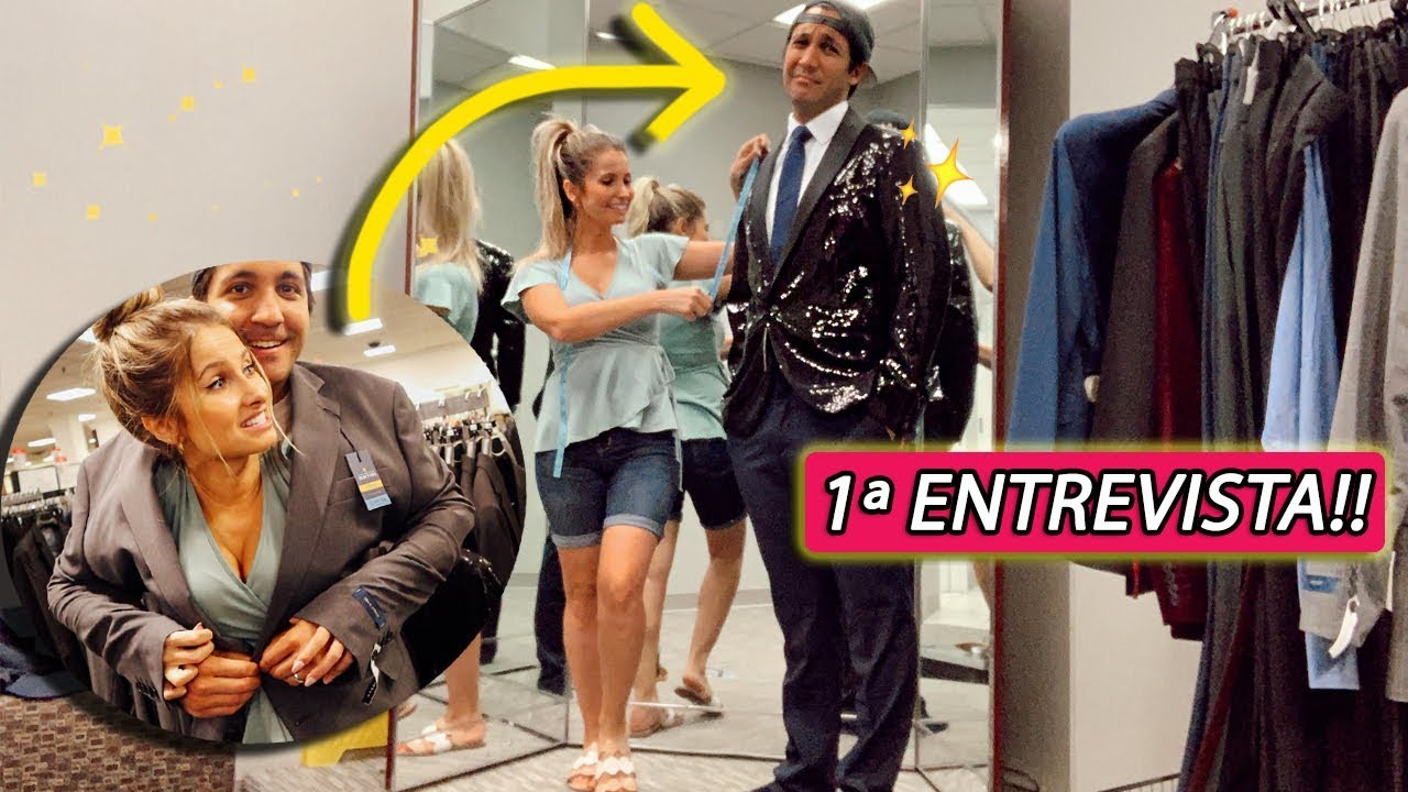 Ajudando meu marido a se preparar pra sua PRIMEIRA ENTREVISTA!