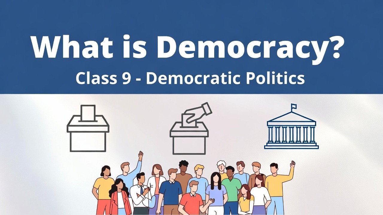 What is Democracy? Why Democracy? | Chapter 1 Polity Class 9 Quick Revision NCERT | CBSE One Shot