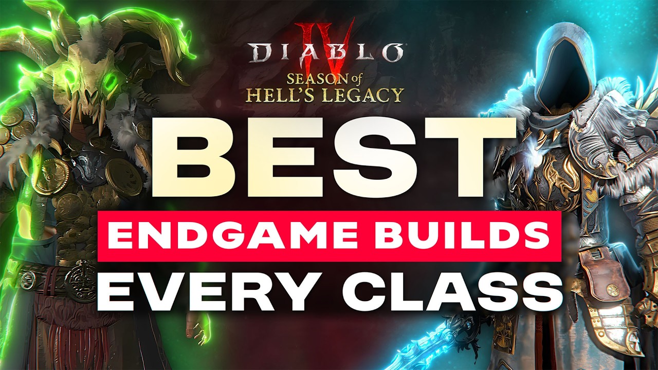 ЛУЧШИЕ билды для прогрессии в эндгейме (T1-T12) для ВСЕХ классов в Diablo 4, 15 сезон