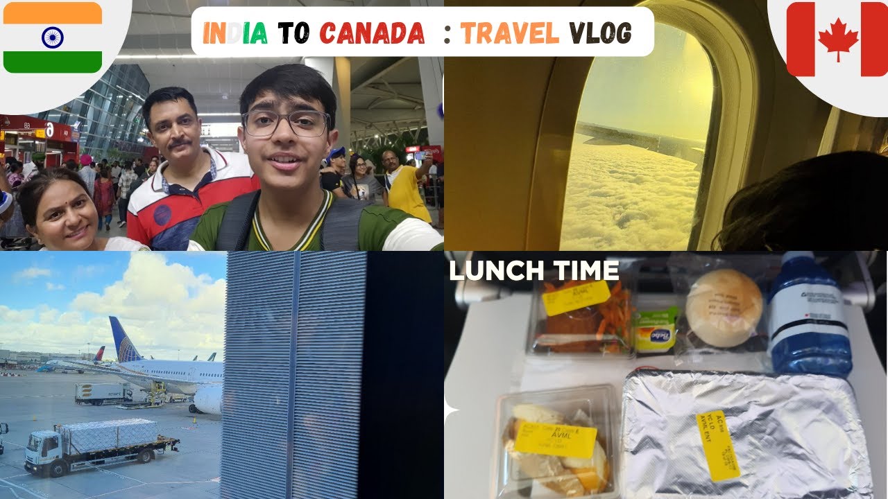 INDIA 🇮🇳 To CANADA 🇨🇦 : TRAVEL STUDENT VLOG  | Experience ?? || Immigration  Questions ?