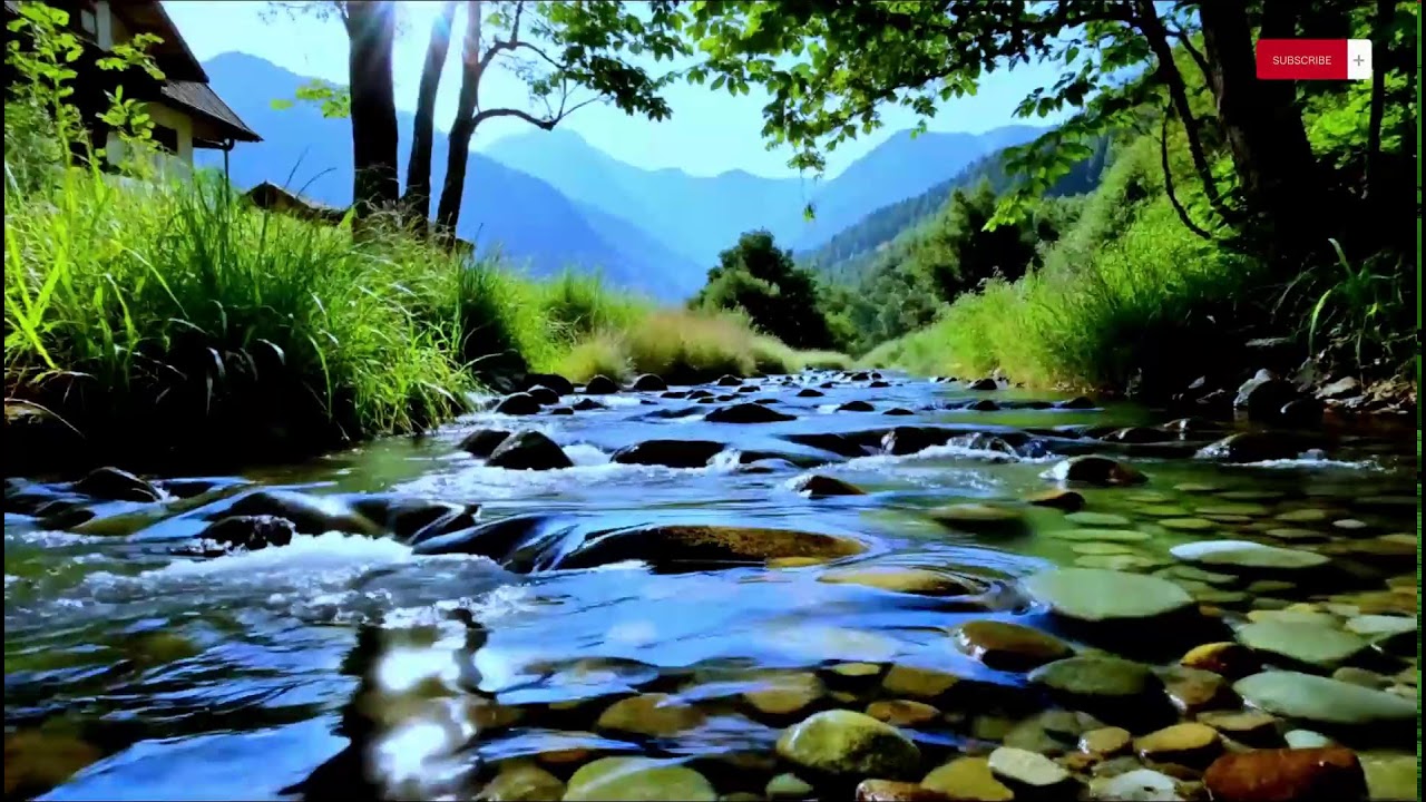 Perfect Sleep Ambience — Relaxing Piano & River Sounds | 10 Hours