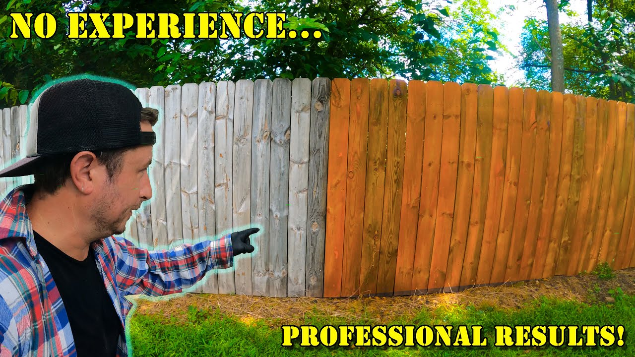 Fastest & Cheapest Way to Paint or Stain Your Fence, Deck, or House | $150 Vevor Airless Sprayer