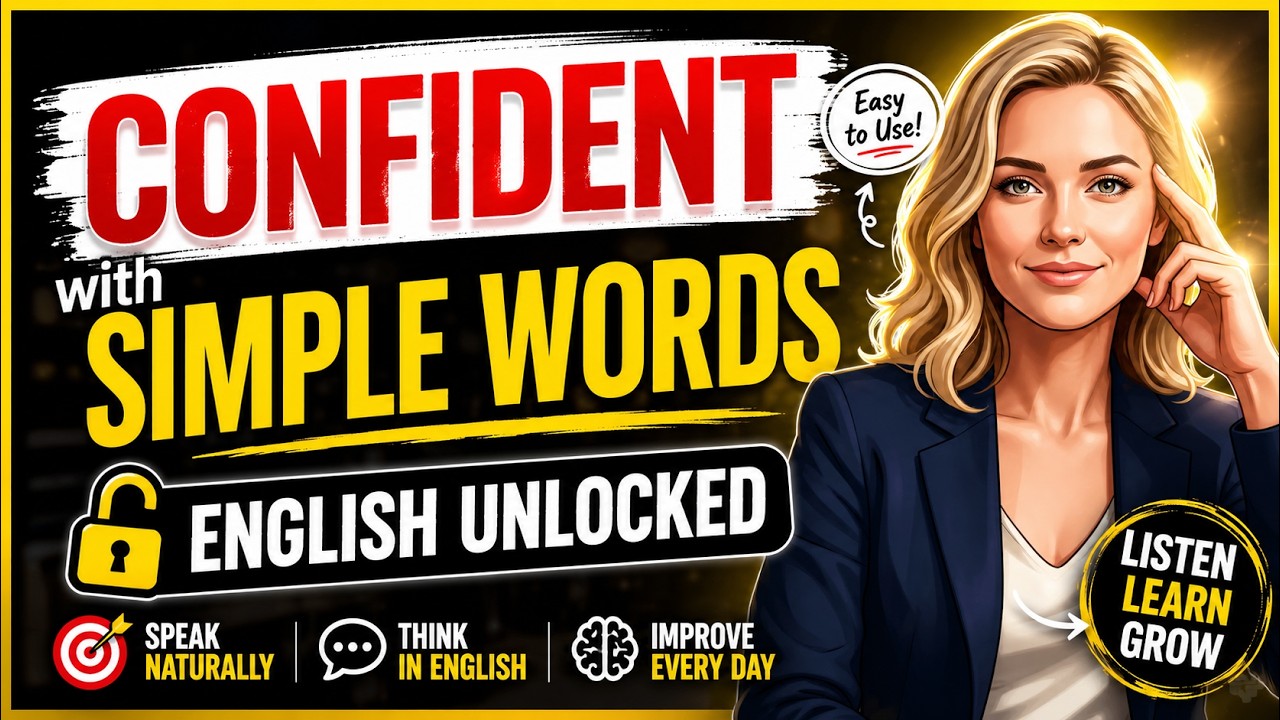 Simple English is Confident English | A2–B1 Speaking Practice | English Unlocked