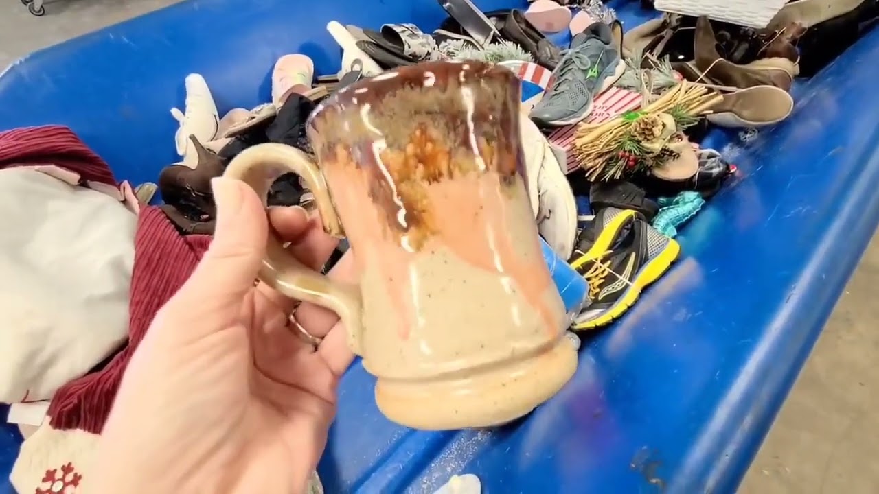 Thrift with me at the Goodwill bins for secondhand home decor • thrifting for resale