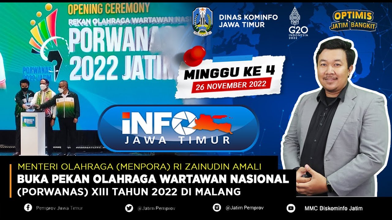 INFO JATIM EDISI MINGGU KE-4 | 26 NOVEMBER 2022