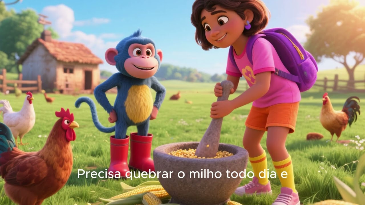 DORA -  Um passeio na roça l História Infantil l Conto Mágico l Vida na Roça