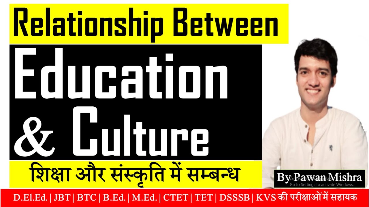 Relationship Between Education & Culture । शिक्षा और संस्कृति के बीच सम्बन्ध । By Pawan Mishra