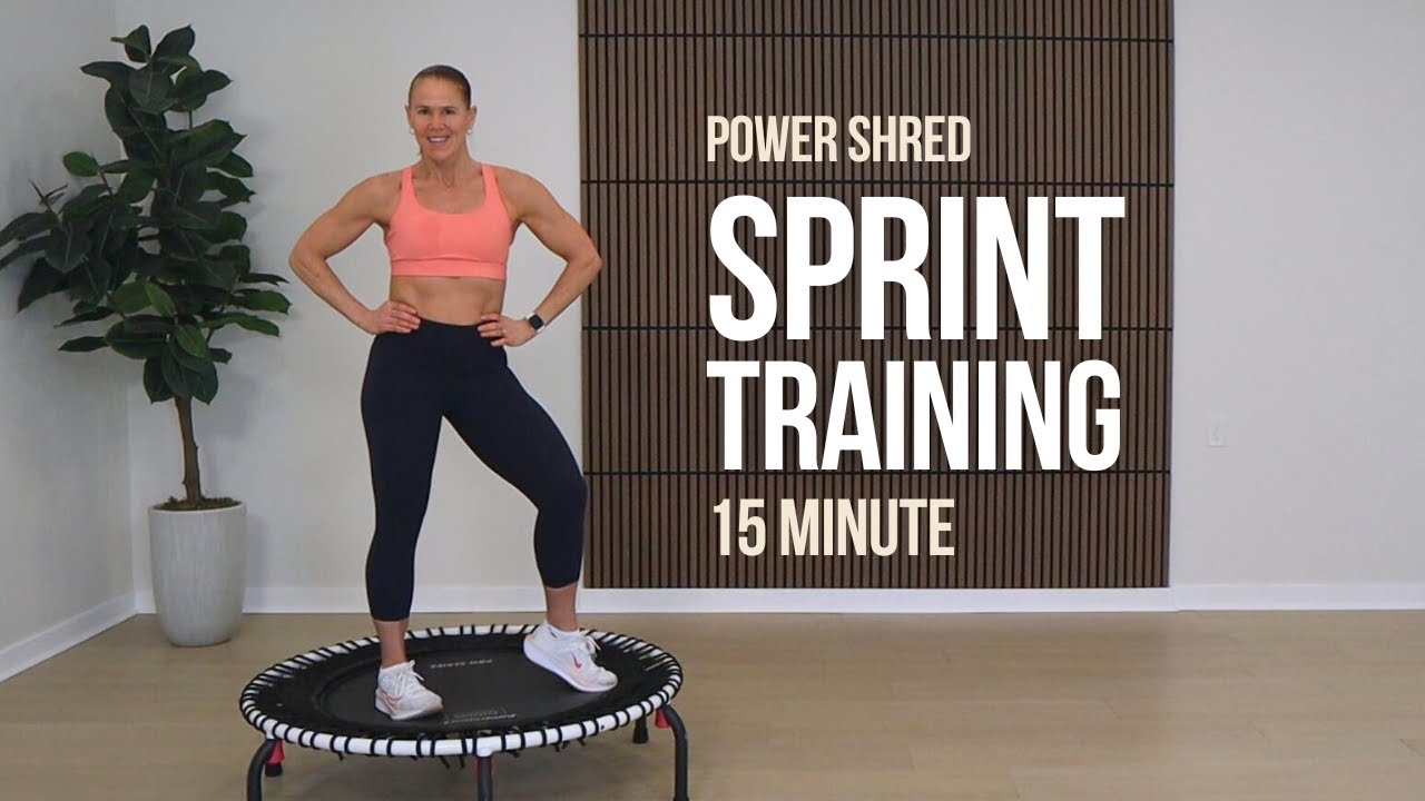 New Year Workout Challenge Day 3 : 15 Min Rebounder Sprint Interval Training Power Shred Weeks 3 & 4