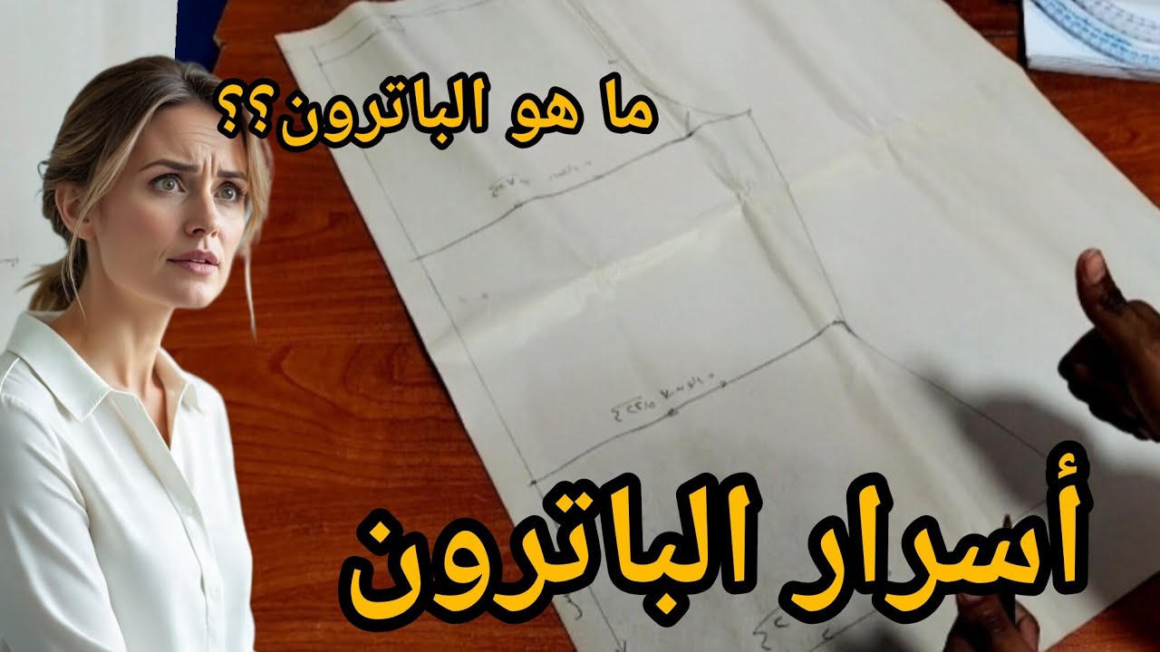 أخيراً فهمت اسرار الباترون 👌 (رسم الباترون الأساسي )