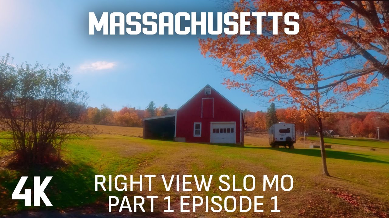 Autumn Symphony 4K | Scenic Massachusetts Fall Drive + Classical Music | Right View - Part 1; Ep 1