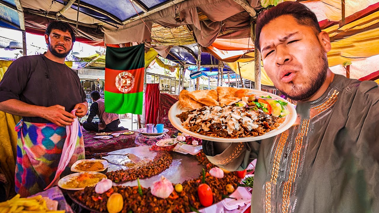 PROBANDO COMIDA CALLEJERA EN AFGANISTÁN: ¿es sucia?
