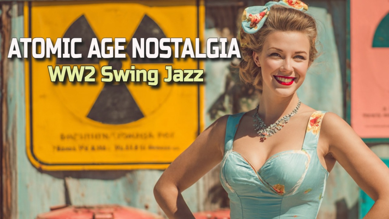 👉 WORLD WAR 2 MUSIC AND ATOMIC AGE NOSTALGIA | WW2 SWING JAZZ