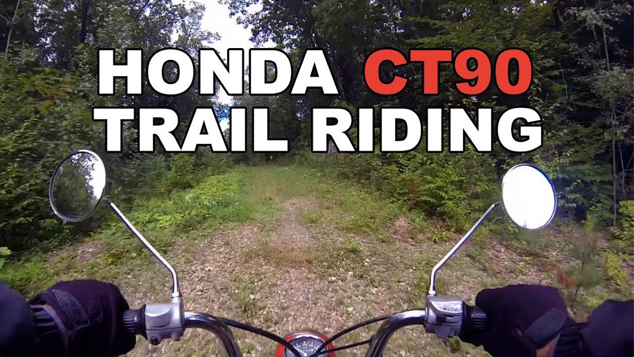 Honda CT90 Trail Riding