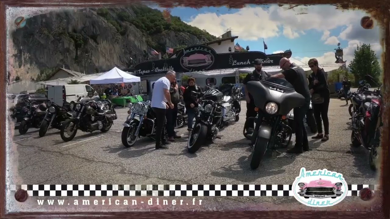 Rassemblement Motos 1er dimanche du mois American Diner Sillingy