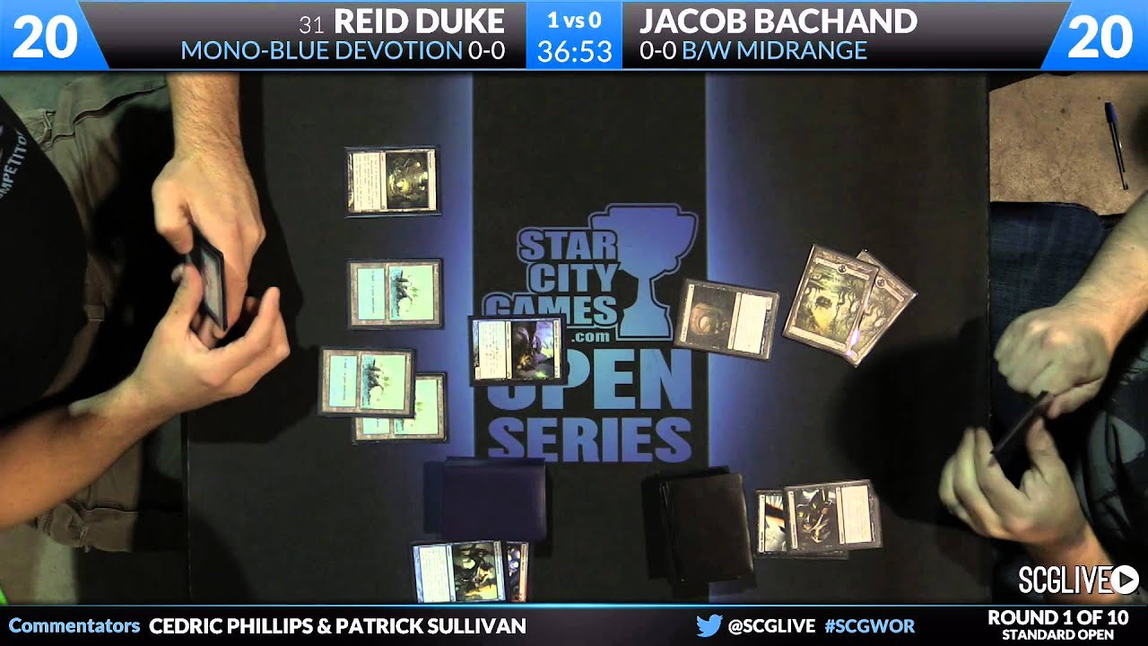 SCGWOR - Standard - Round 1 - Reid Duke vs Jacob Bachand [Magic: the Gathering]