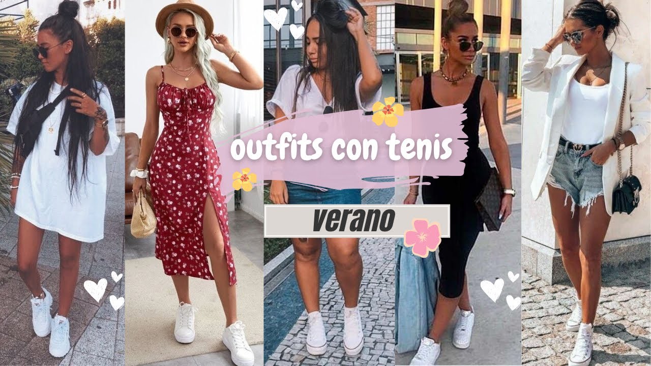 OUTFITS con DEPORTIVAS MODA VERANO 2024 LOOKS CASUALES MUJER 23/24