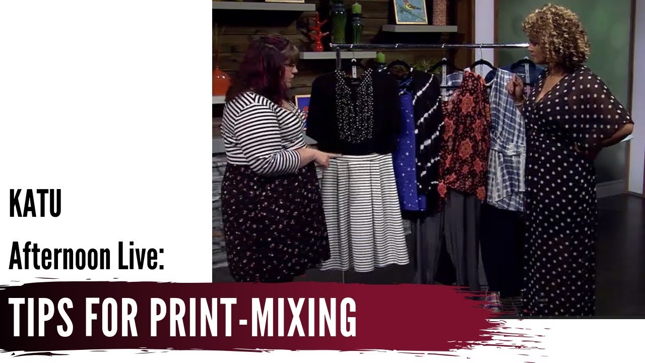 KATU Afternoon Live: Tips for Mixing Prints (Plus Size Fashion)
