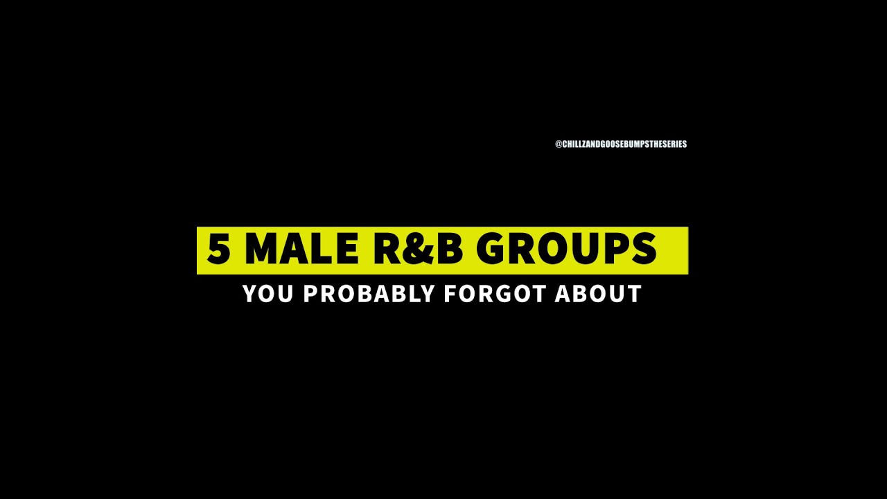 5 R&B Male Groups (You Probably Forgot About)