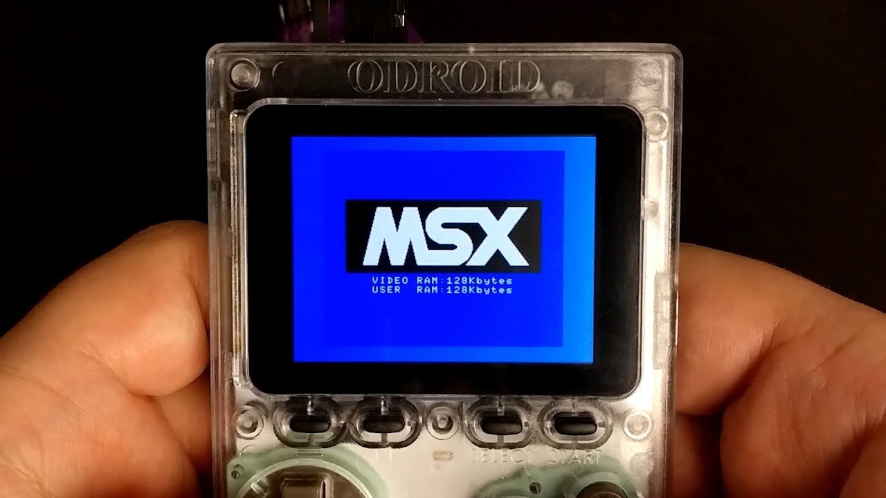 fMSX on the ODROID-GO - MSX1, MSX2 and MSX2+ emulation!