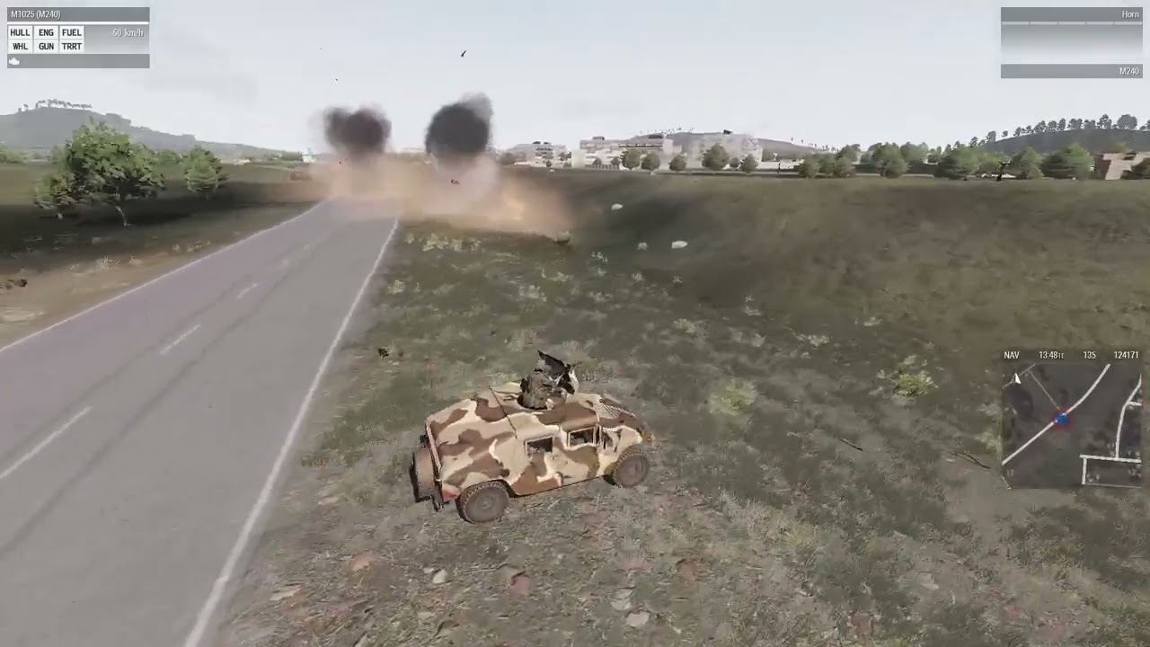 Arma 3 Funny Clip #26 - Critical Convoy Shot