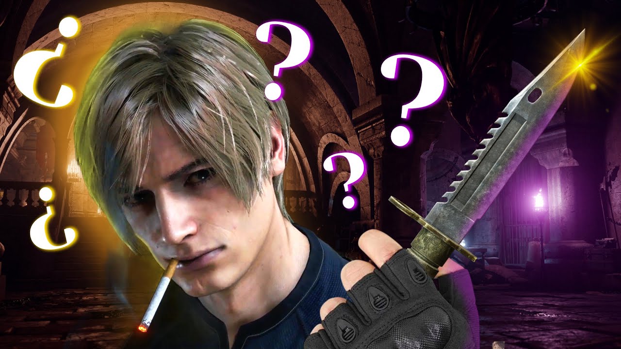 Puedes vencer RE4 remake solo a CUCHILLO y sin TESTIGOS?