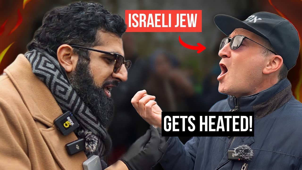 🔥 Israeli Jew Debates With Muslim (Gets Heated) | Smile2jannah | Speakers Corner | 4K