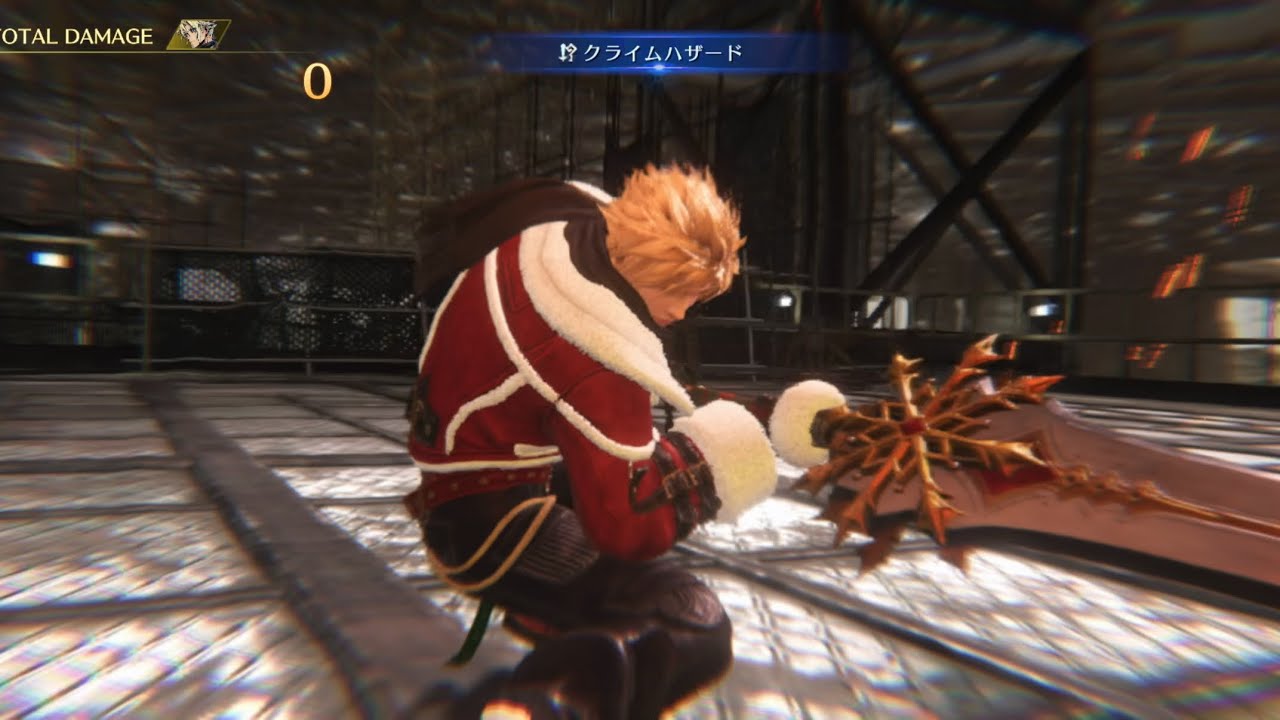 【FF7EC】バハムート震の試練・烈 雷属性 ロト6凸クラウド、エアリス、マット