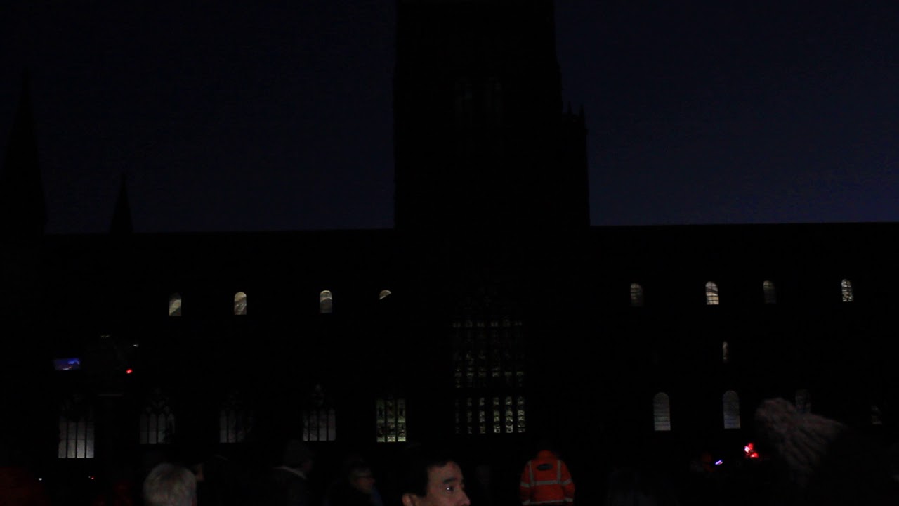 Durham Cathedral at Lumiere 2017