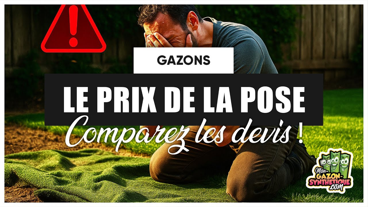 Le Vrai Prix d'une Pose de Gazon Synthétique – Vous allez halluciner !