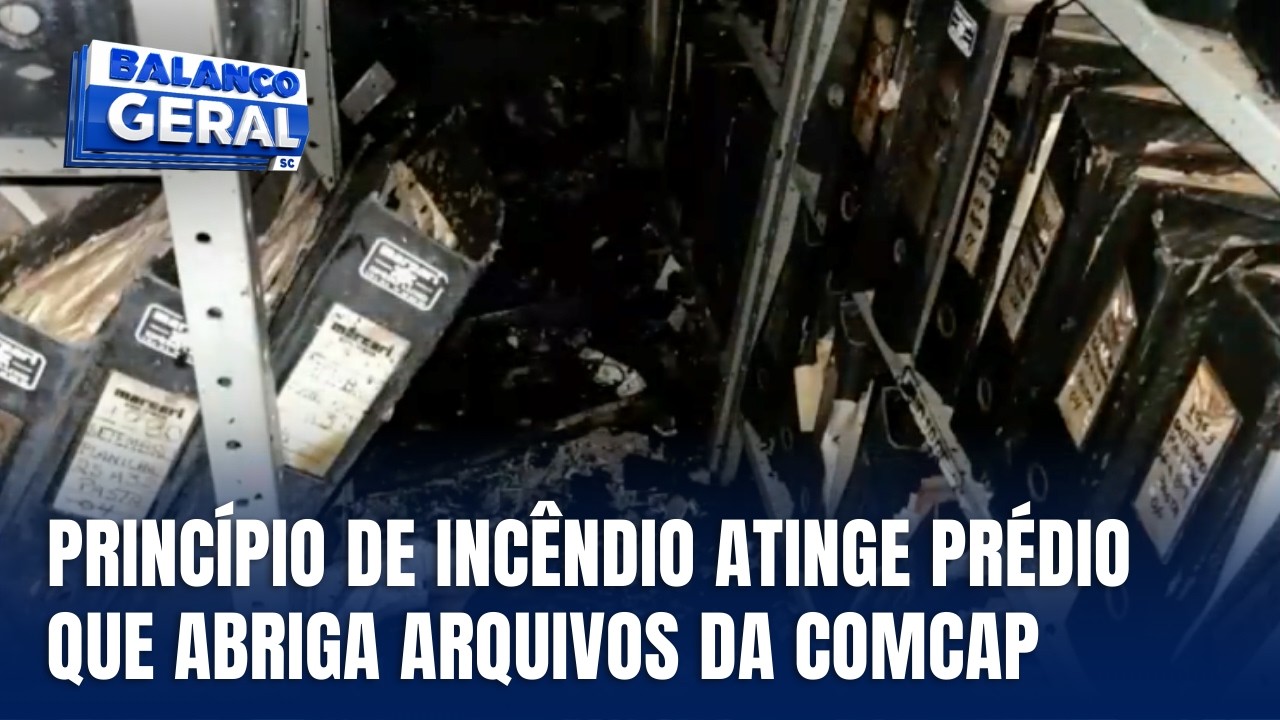 Princípio de incêndio atinge prédio com arquivo da Comcap