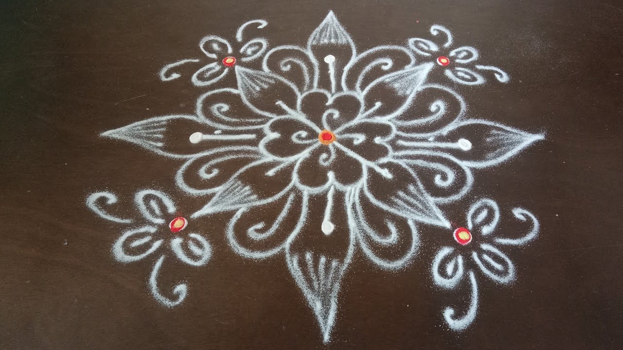శుక్రవారం ముగ్గులు/Daily muggulu/Latest muggulu/Easy and Simple rangoli/Easy Kolam/Dharani rangoli 
