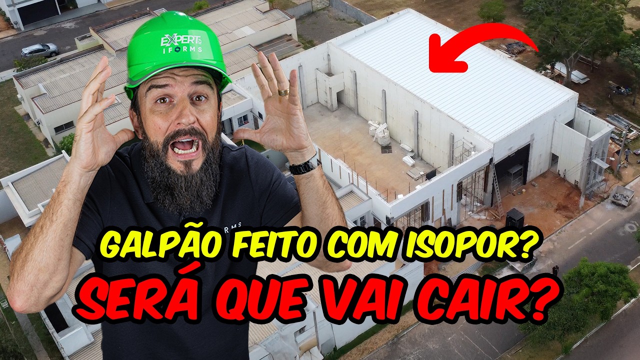 Galpão Sustentável Feito com ICF – Rápido, Limpo e Econômico!